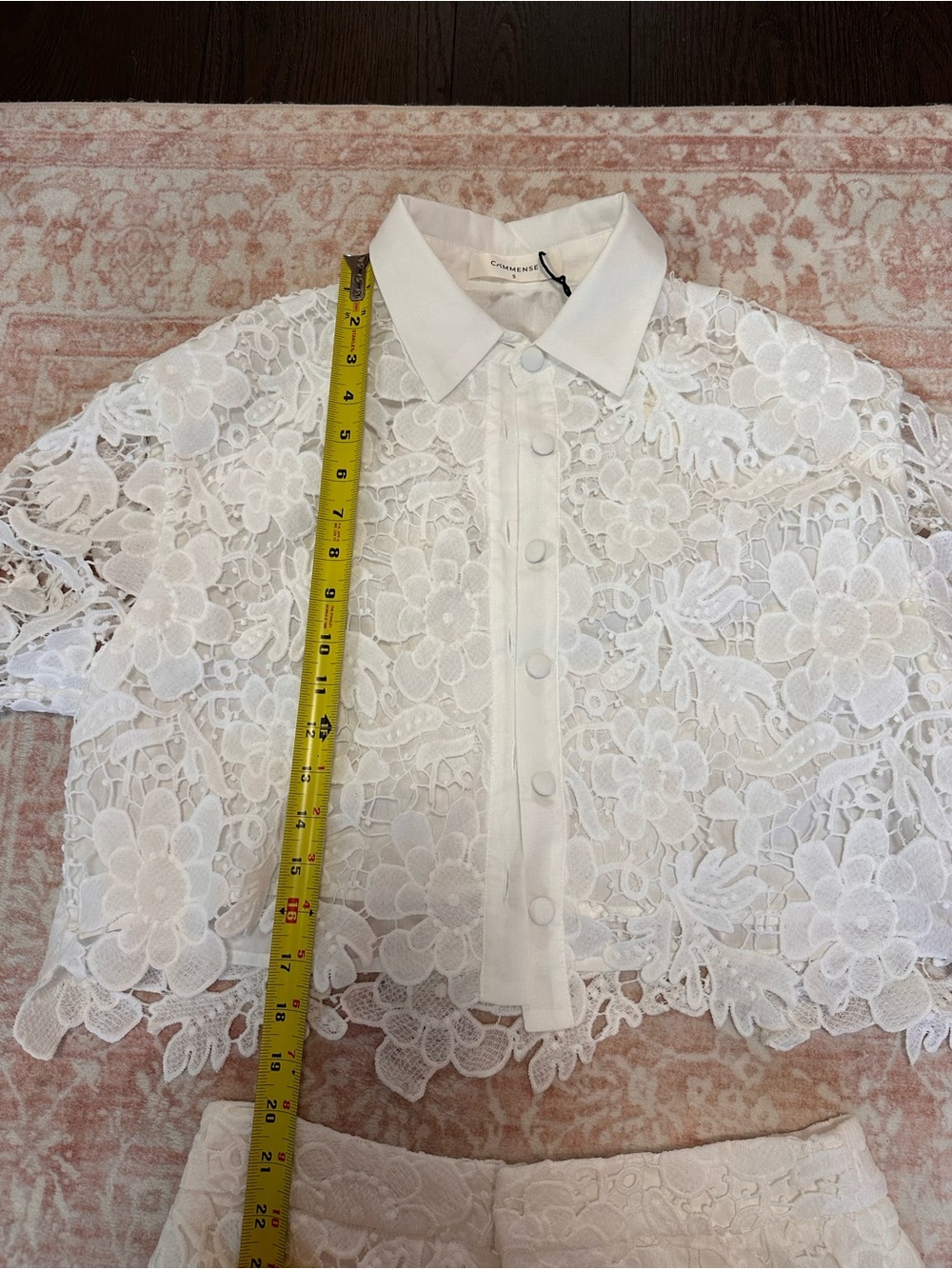 NWT 🤍 Commense SET Lace Shorts & Top - Picture 12 of 15